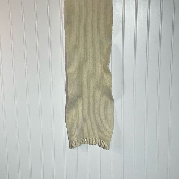 Rabbit Hair And Lambs Wool Scarf Women’s 9X40 Winter White Classic Cold Weather - Picture 2 of 5